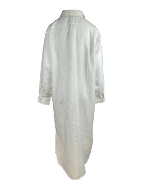 chemisier donna in lino bianco Ralph Lauren | 21564379WHITE